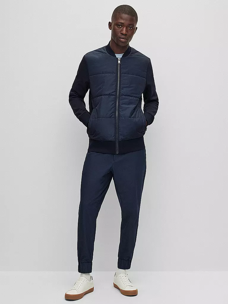 BOSS | Hybridjacke Skiles 38 | Azul oscuro