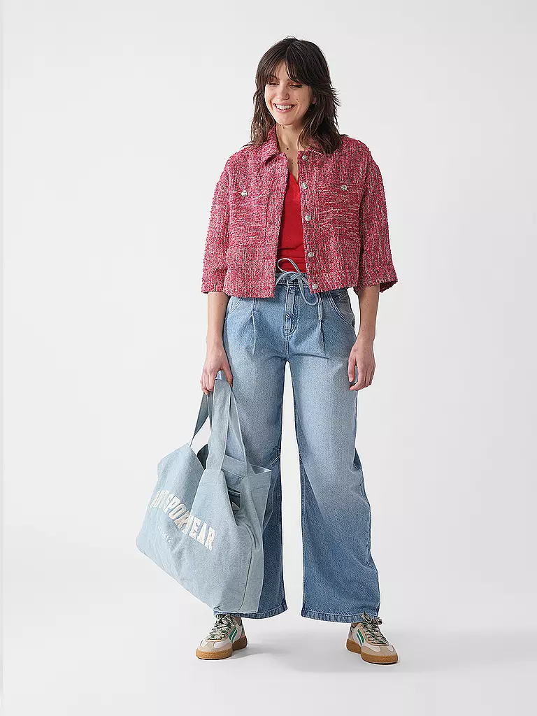 BOSS | Jeans Balloon Fit PLEATED | Azul