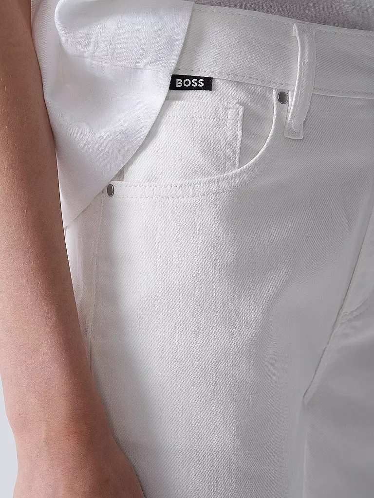 BOSS | Jeans de pierna ancha CROSSROAD SUPER | Blanco