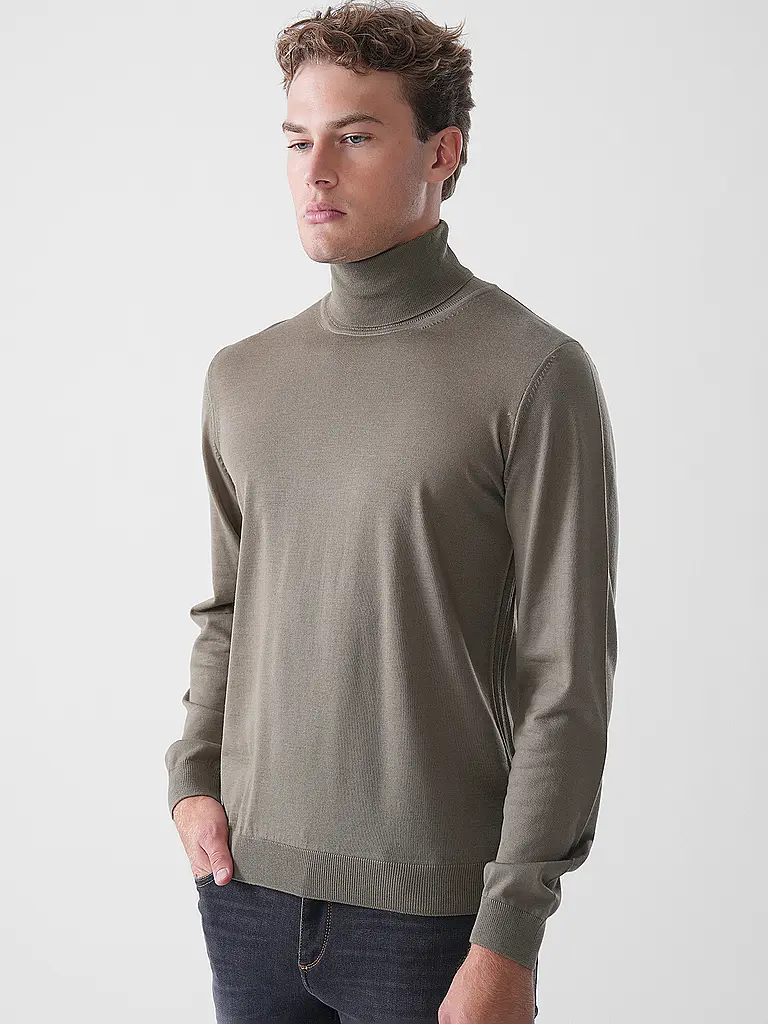 BOSS | Jersey de cuello alto ajustado MUSSO | 