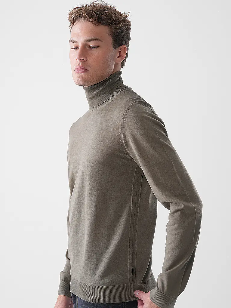 BOSS | Jersey de cuello alto ajustado MUSSO | 