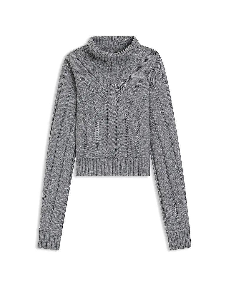 BOSS | Jersey de cuello alto FISANIARA | Gris