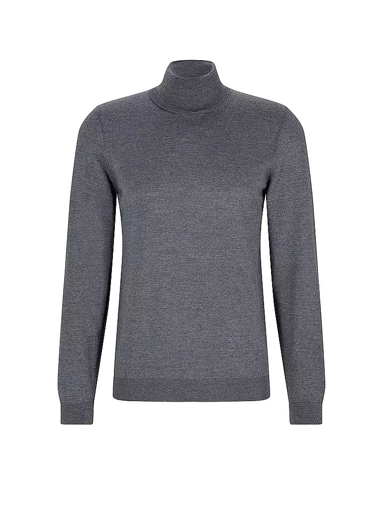 BOSS | Jersey de cuello alto Slim Fit MUSSO | grau