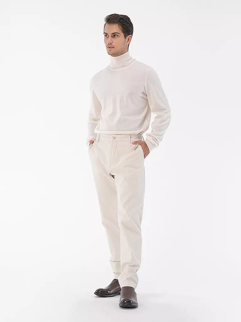 BOSS | Jersey de cuello alto Slim Fit MUSSO | creme