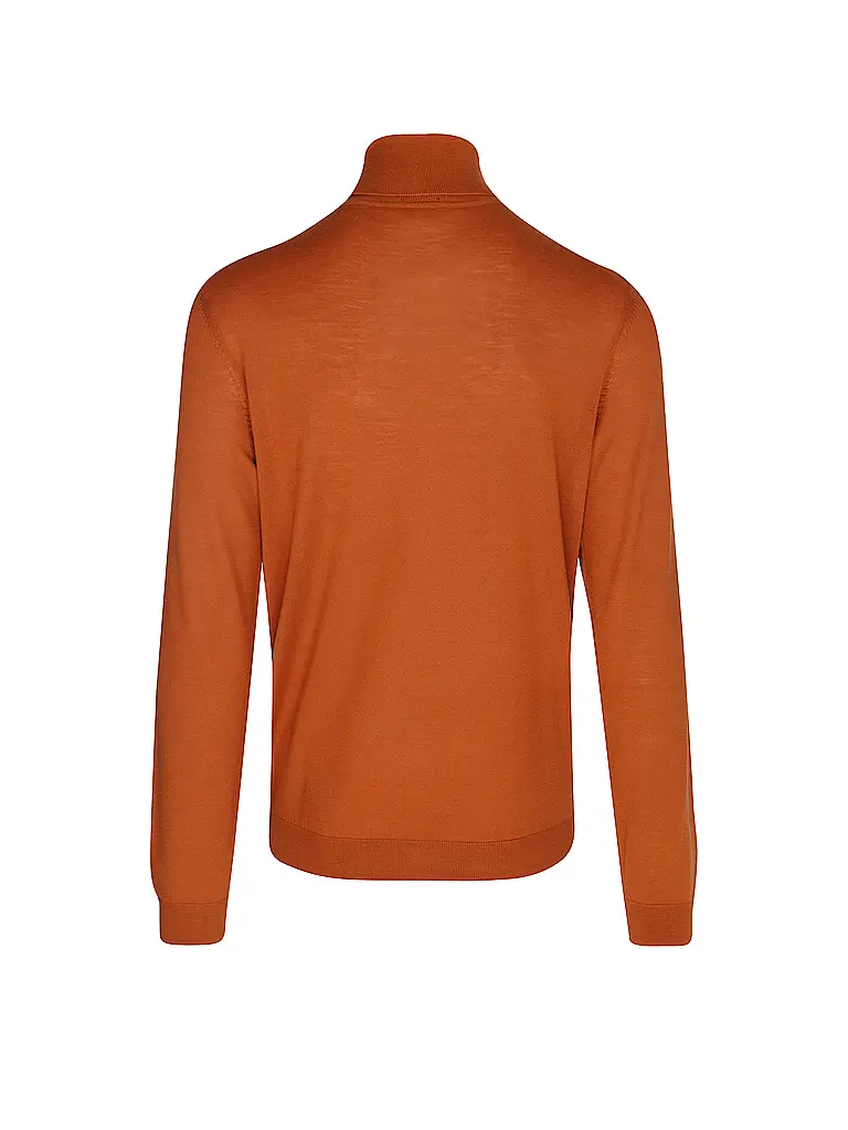 BOSS | Jersey de cuello alto Slim Fit MUSSO | Naranja