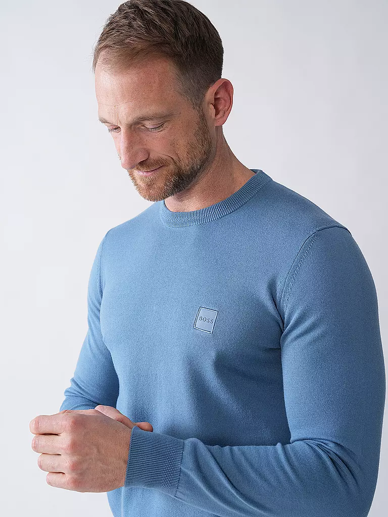 BOSS | Jersey KANOVANO | Azul claro