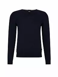 BOSS | Pullover Slim Fit LENO-P | Azul oscuro