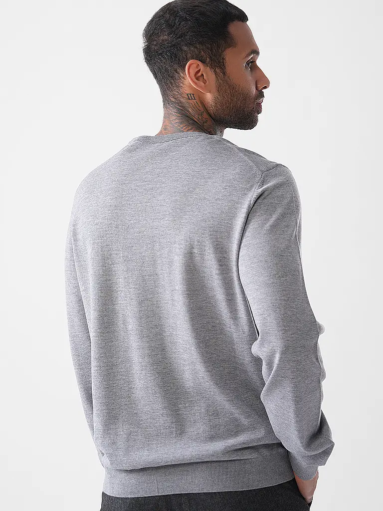 BOSS | Jersey Slim Fit LENO-P | hellgrau