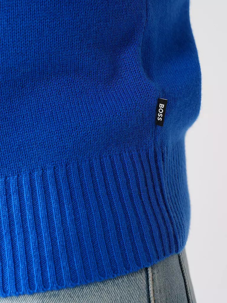 BOSS | Kaschmirpullover | Azul