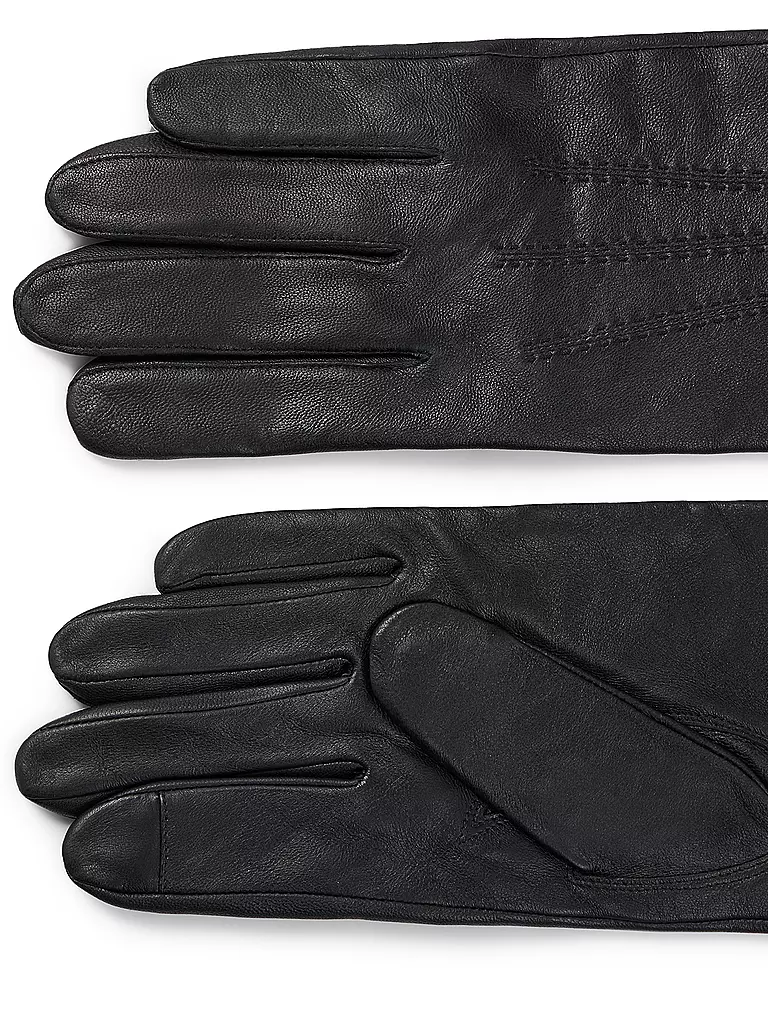 BOSS | Lederhandschuhe | Negro