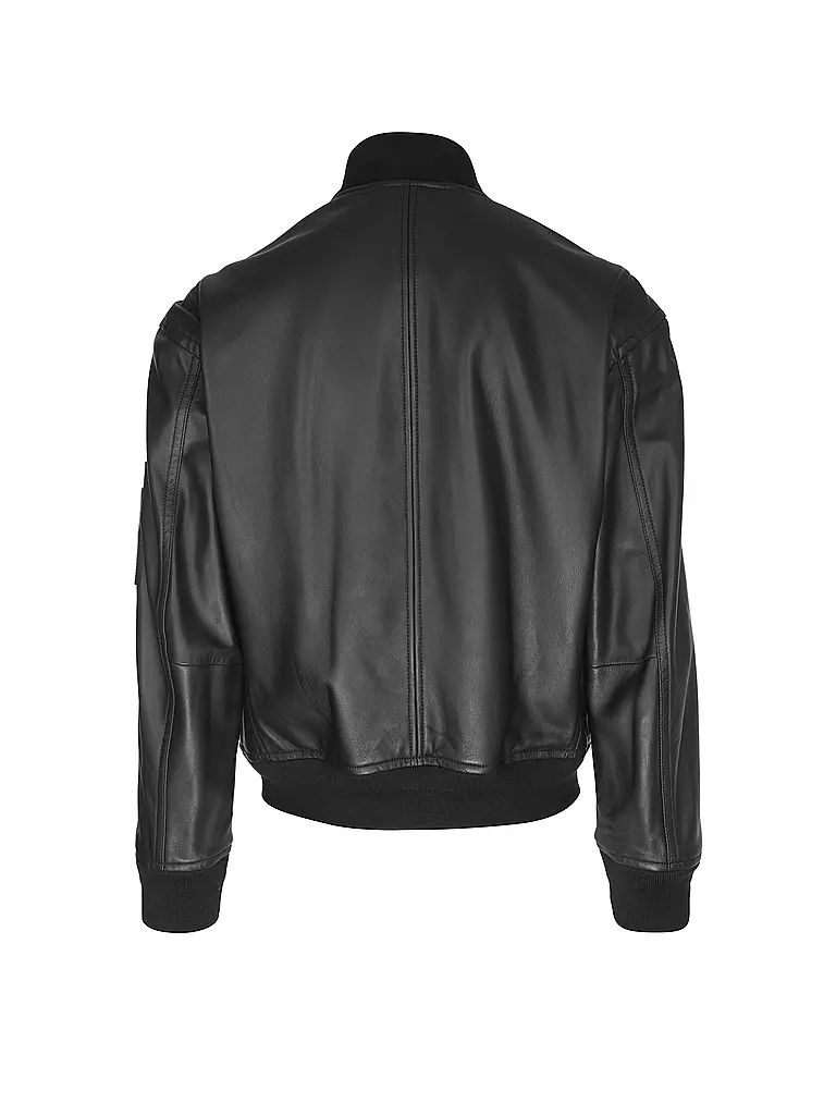 BOSS | Lederjacke JUGE | Negro