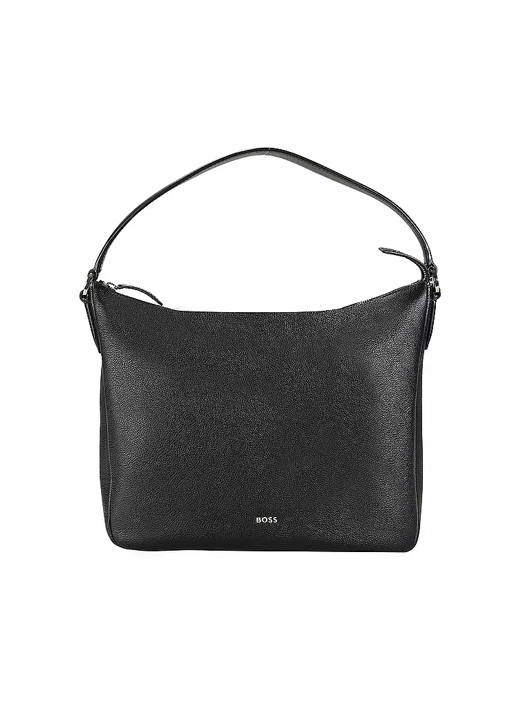 BOSS | Ledertasche - Hobo Bag ALYCE Medium | Negro