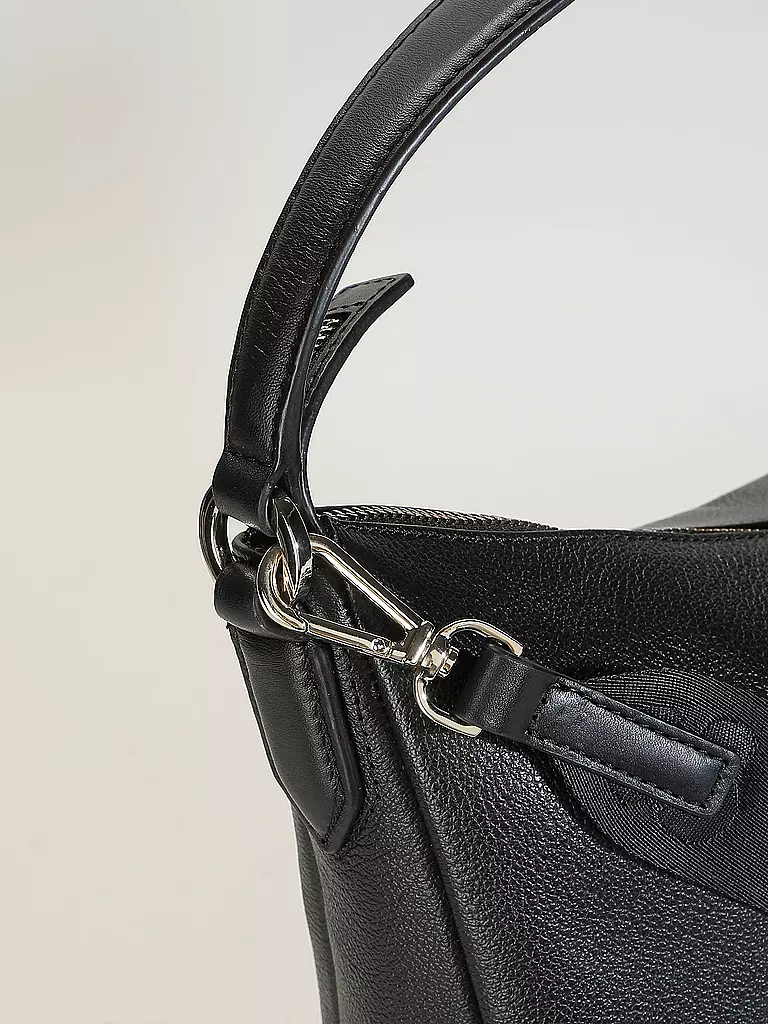 BOSS | Ledertasche - Hobo Bag ALYCE Medium | Negro