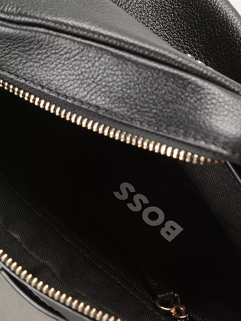 BOSS | Ledertasche - Mini Bag ALYCE | Negro