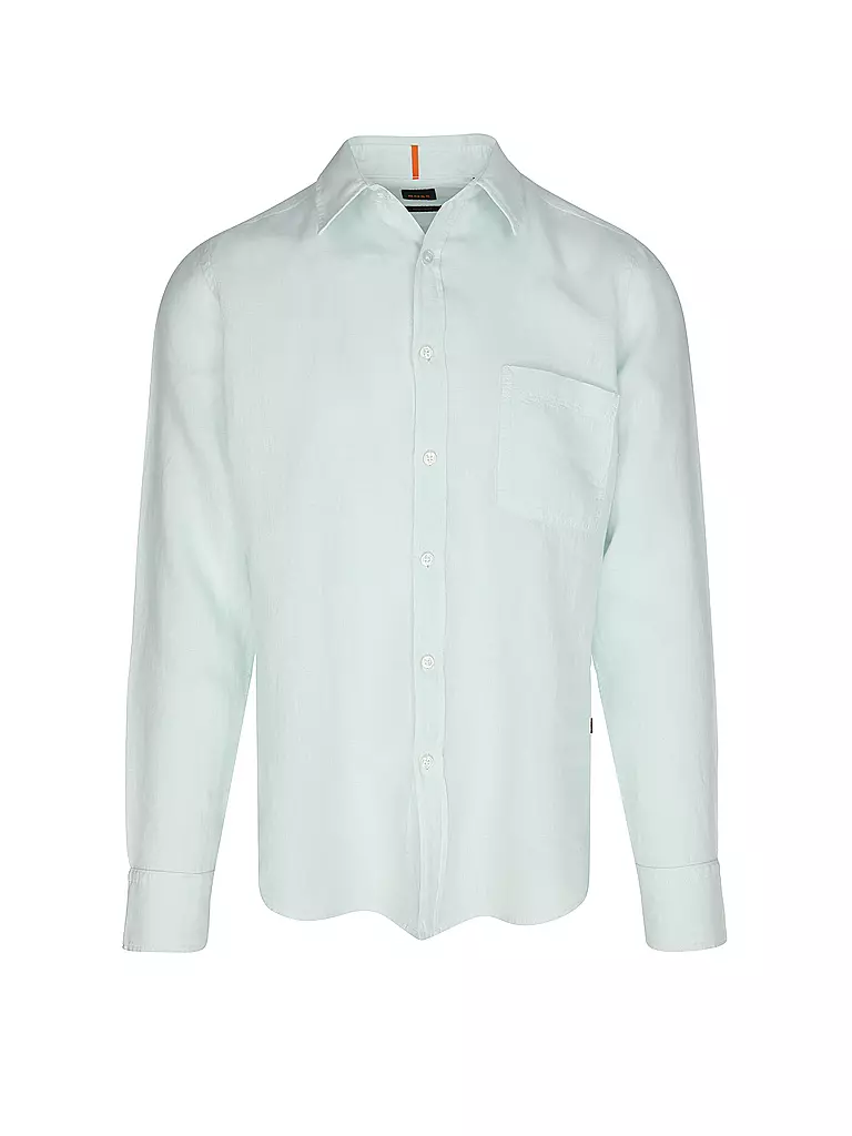 BOSS | Leinenhemd Regular Fit RELEGANT | Menta