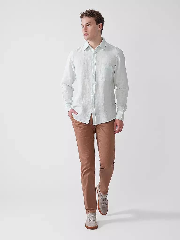 BOSS | Leinenhemd Regular Fit RELEGANT | Menta