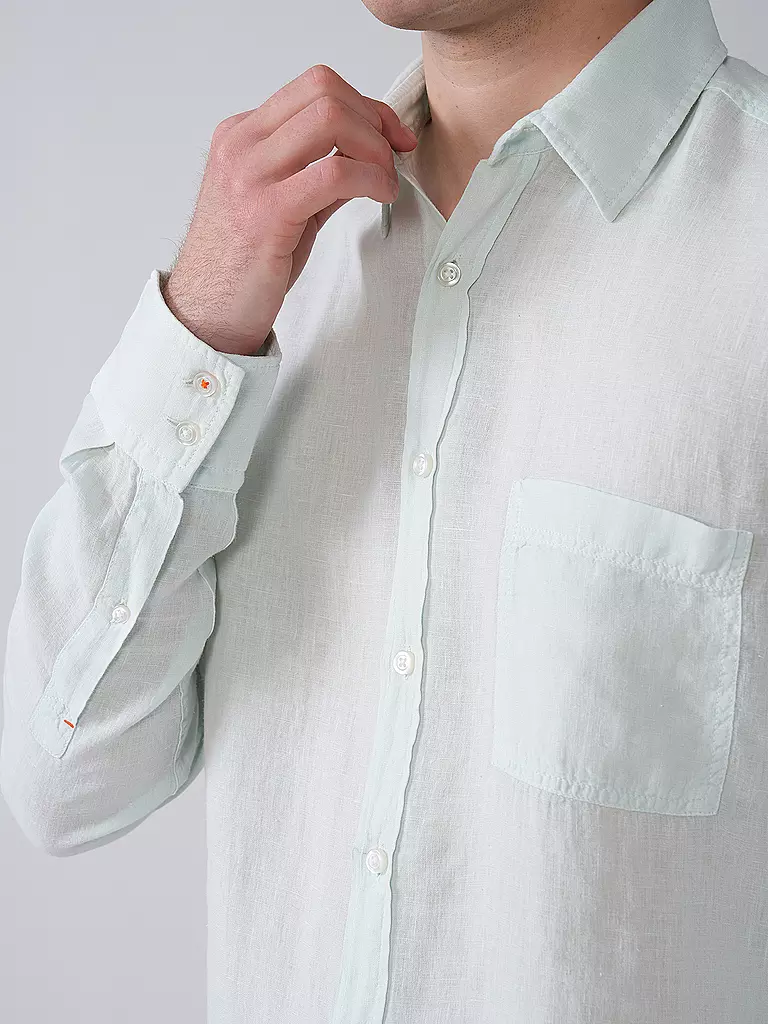 BOSS | Leinenhemd Regular Fit RELEGANT | Menta