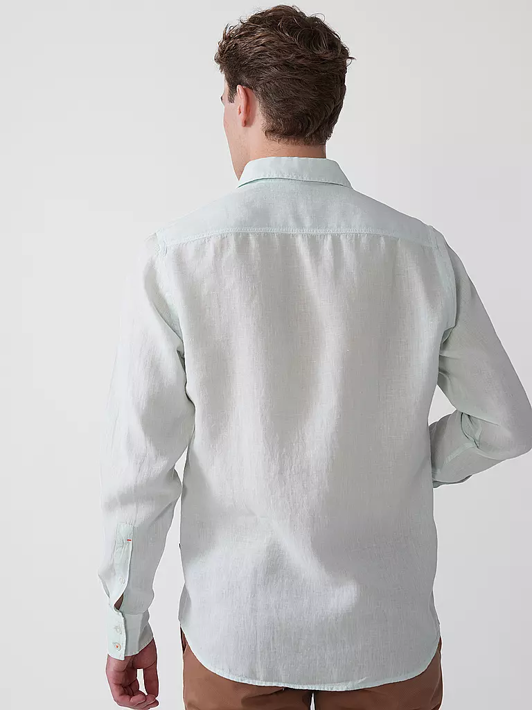 BOSS | Leinenhemd Regular Fit RELEGANT | Menta