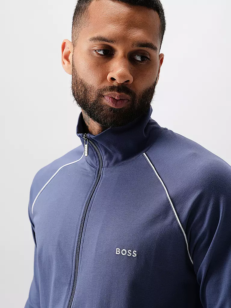 BOSS | Loungewear Jacke  | Azul