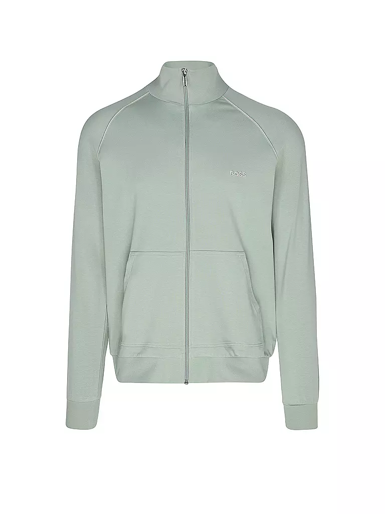 BOSS | Loungewear Jacke | Verde claro