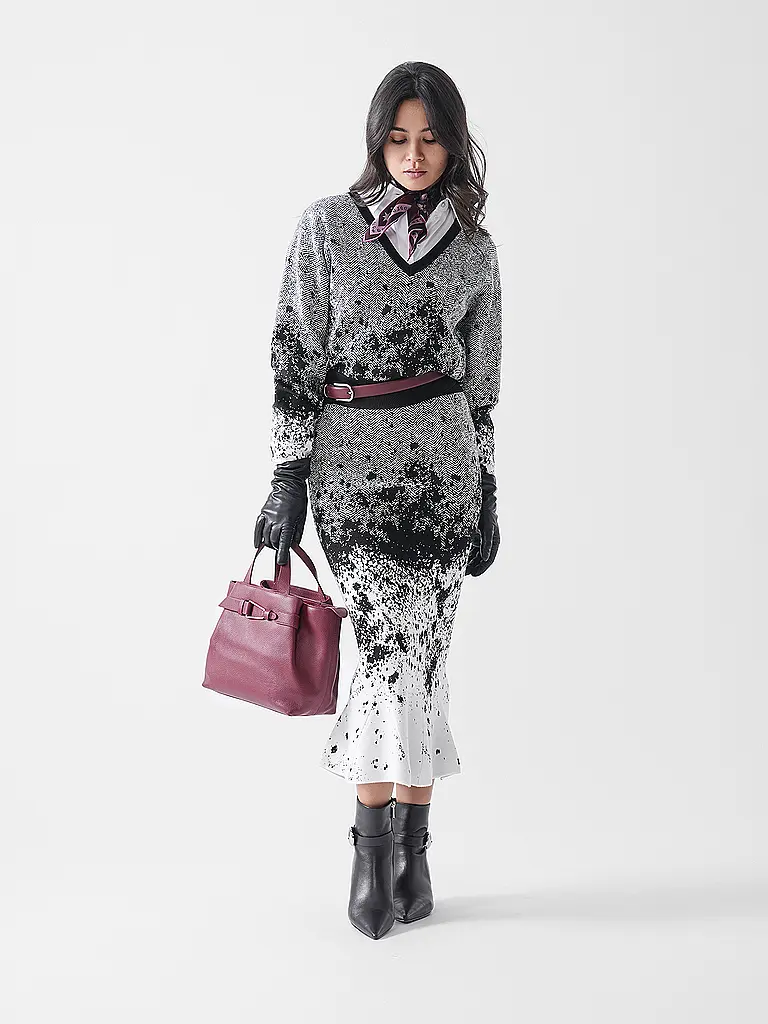 BOSS | Midi falda FUGLIANA | Gris