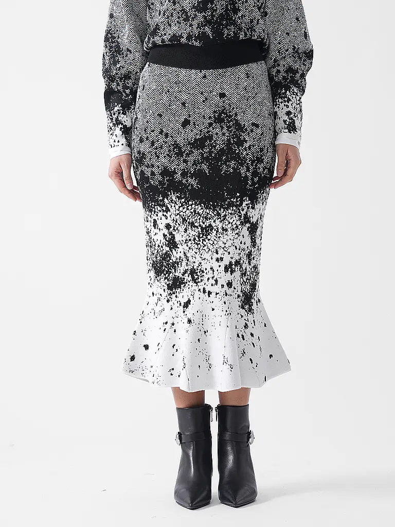 BOSS | Midi falda FUGLIANA | Gris