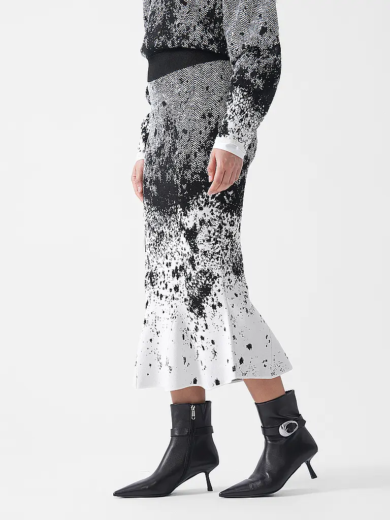 BOSS | Midi falda FUGLIANA | Gris