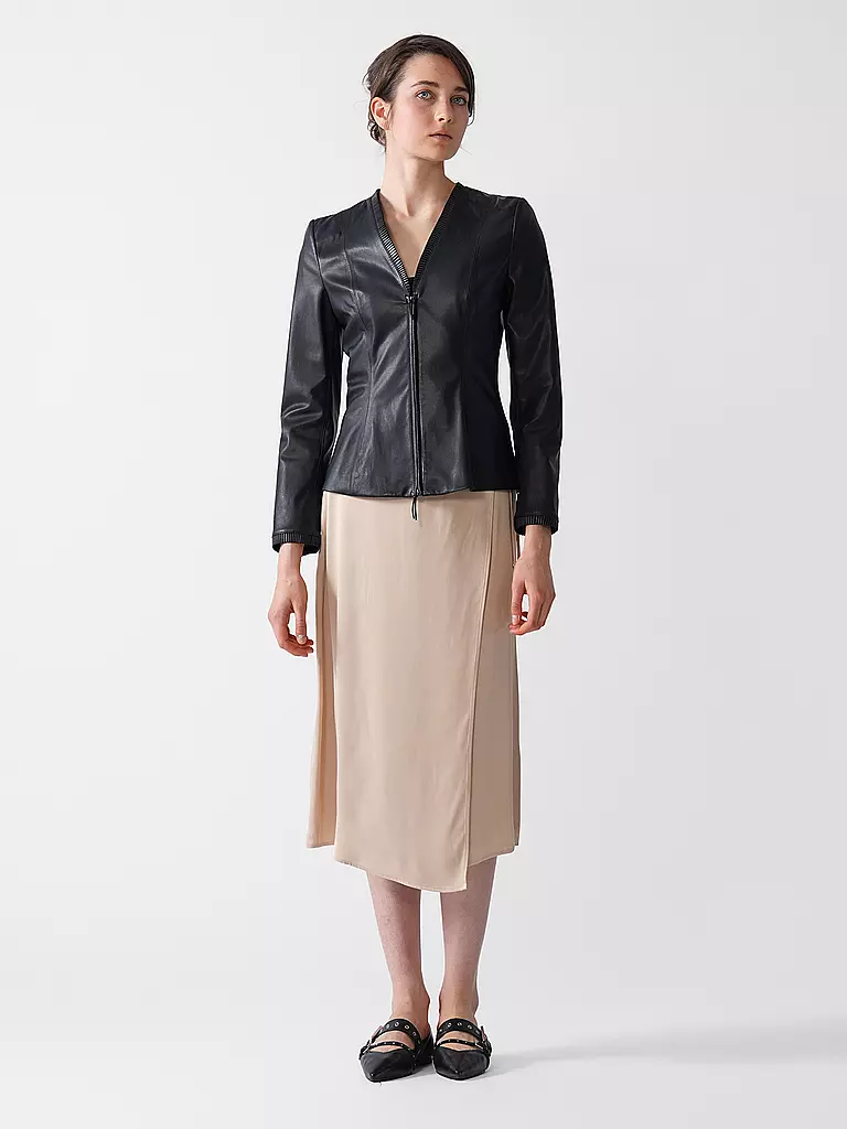 BOSS | Midi falda VAMARNI | Beige