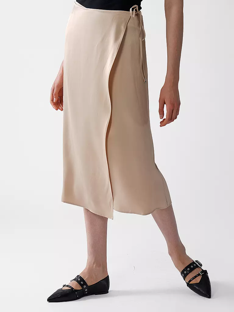 BOSS | Midi falda VAMARNI | Beige