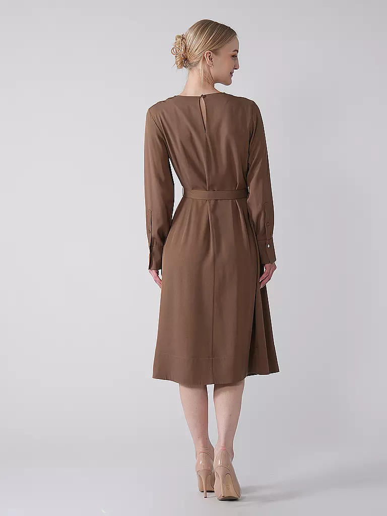 BOSS | Midikleid DOCELIA | Marrón