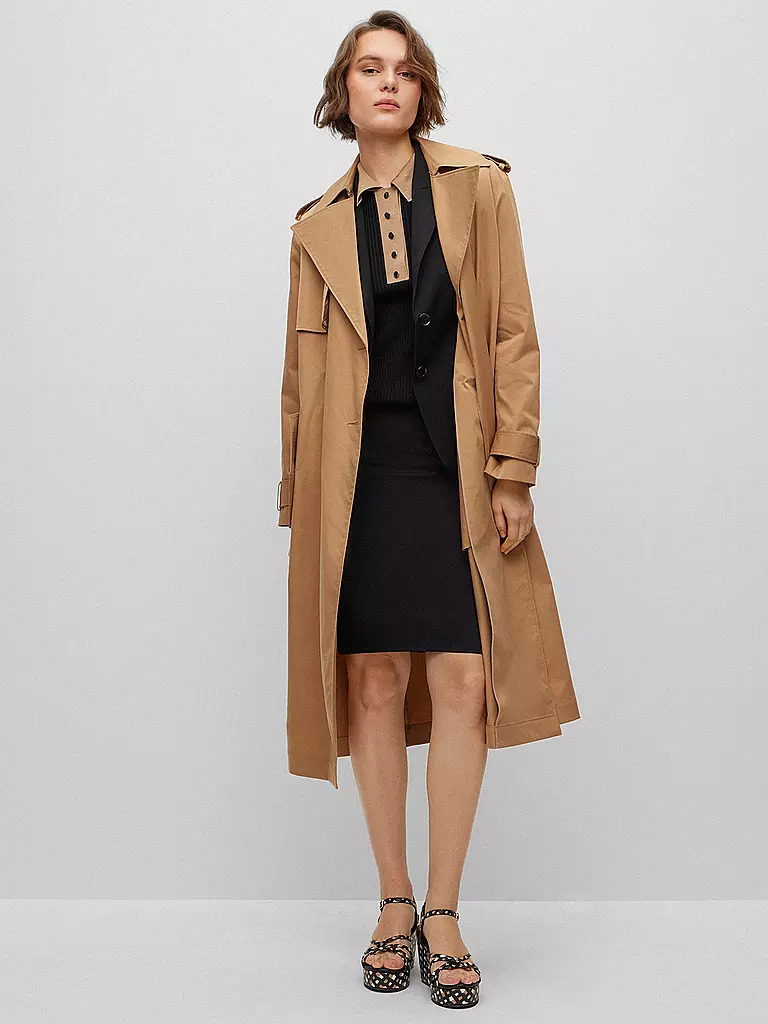 BOSS | Minifalda Slim Fit VILEAH | Negro