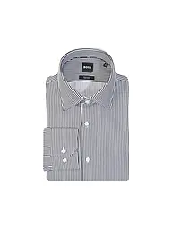 BOSS | Nombre del producto: Camisa Regular Fit JOE
Marca: BOSS
Color: negro
Categorías: Moda, Hombre

Largo de manga: Manga larga
Material: Algodón
Forma del cuello: Cuello Kent
Diseño: Rayas
Corte (Prendas superiores): Regular
Estilo: Smart Business | Negro