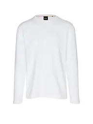 BOSS | Nombre del producto: Camiseta de manga larga TEMPESTO | Blanco