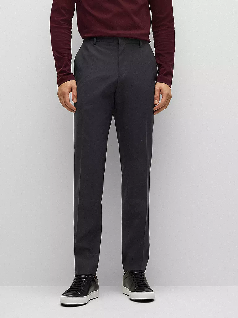 BOSS | Pantalón de traje Slim Fit GENUIUS | Negro