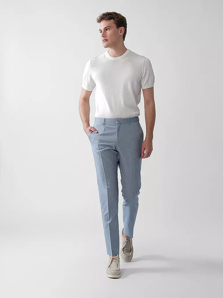 BOSS | Pantalón de traje Slim Fit H-GENIUS | Azul claro