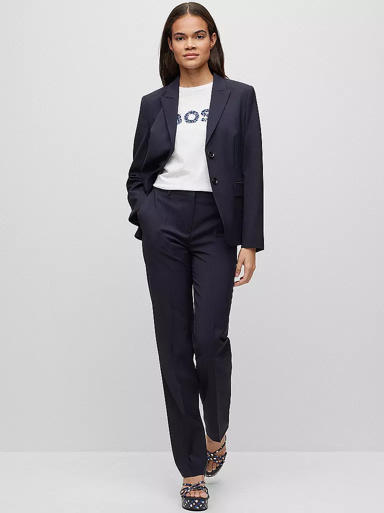 BOSS | Pantalón Regular Fit TAMEAH | Azul oscuro