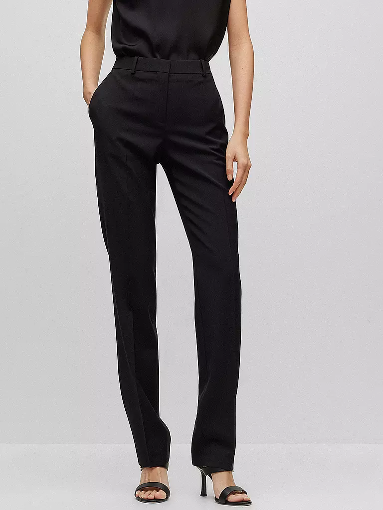BOSS | Pantalón Regular Fit TAMEAH | Negro