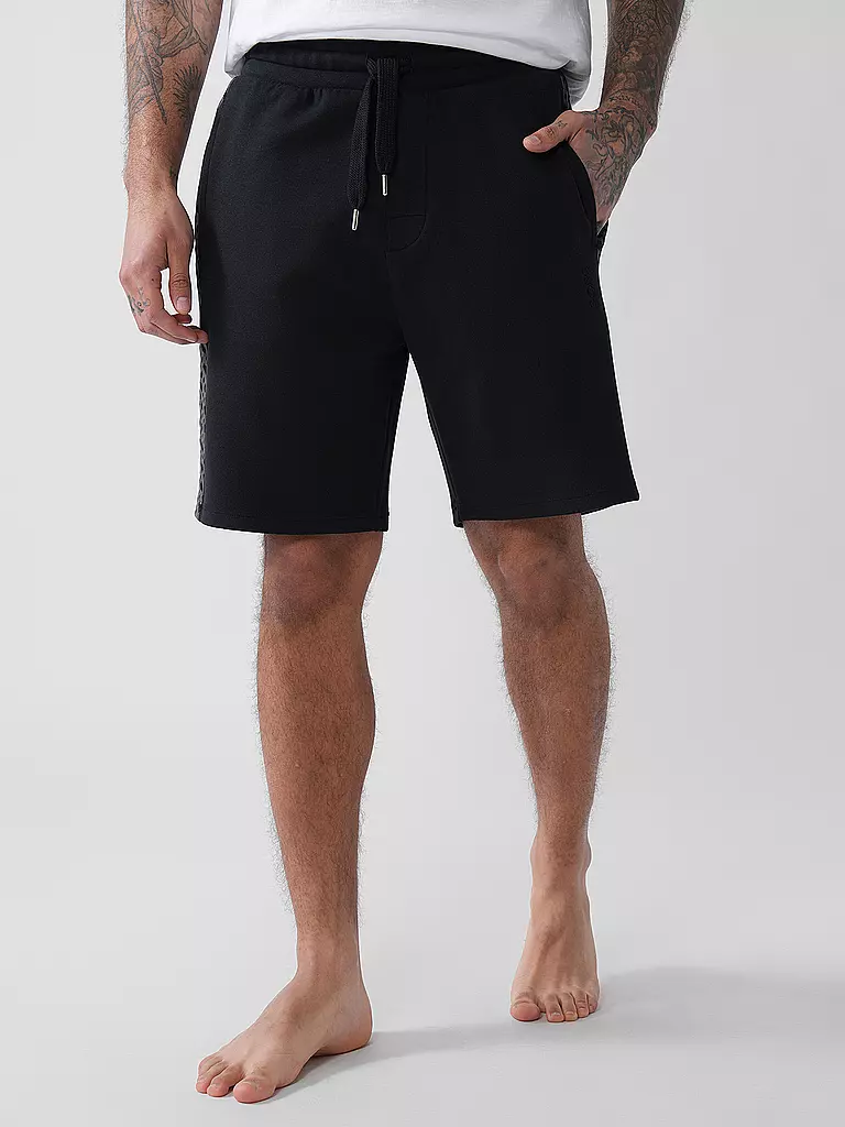 BOSS | Pantalones cortos de estar en casa LUKE | Negro