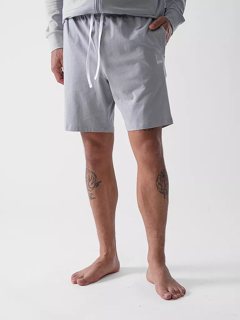 BOSS | Pantalones cortos de estar en casa | Gris claro