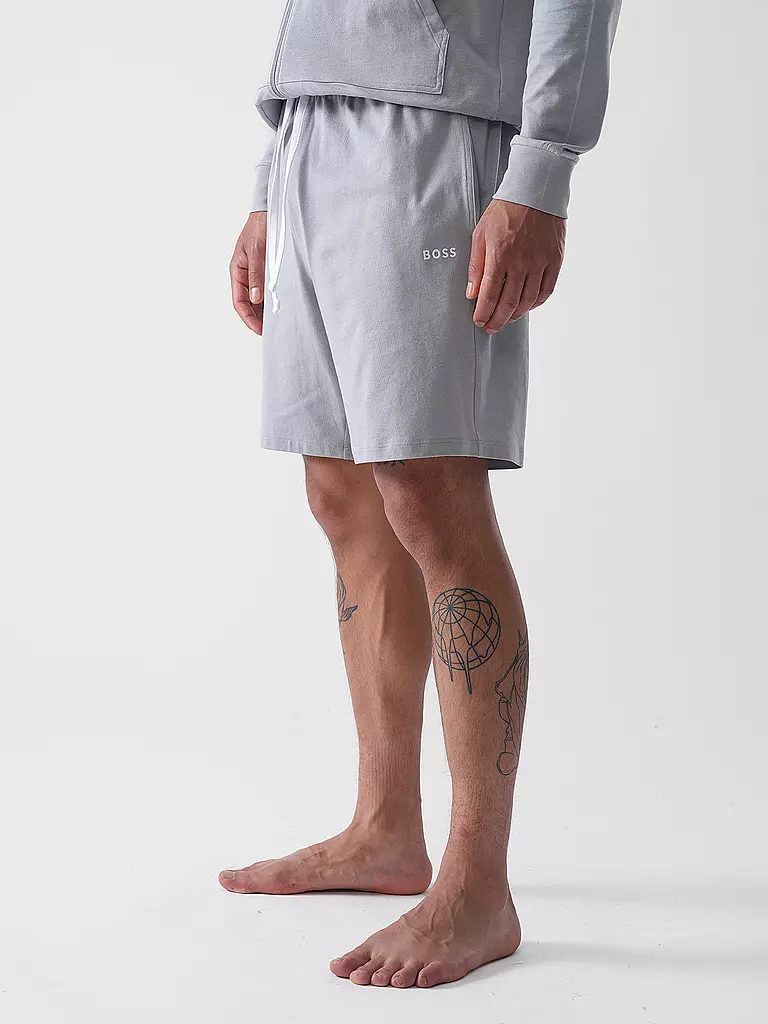 BOSS | Pantalones cortos de estar en casa | Gris claro