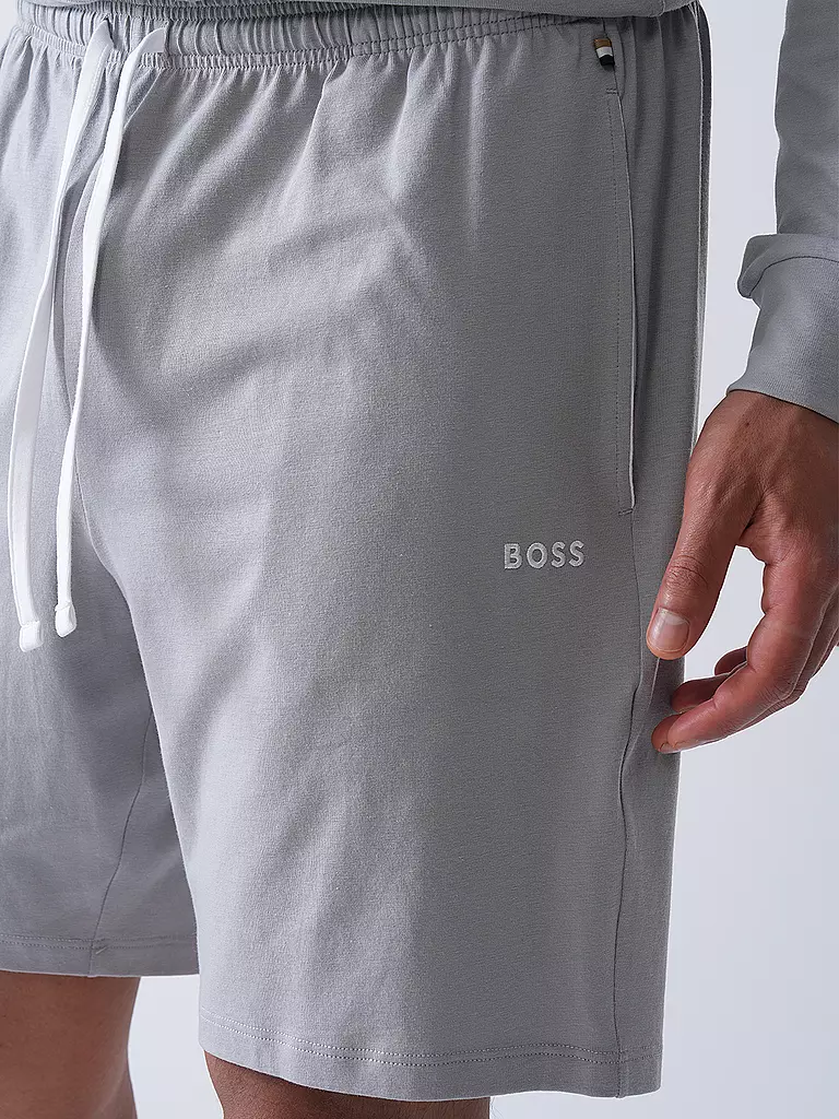 BOSS | Pantalones cortos de estar en casa | Gris claro