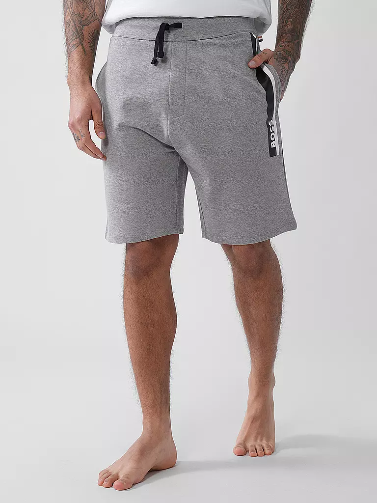 BOSS | Pantalones cortos de felpa | Gris claro