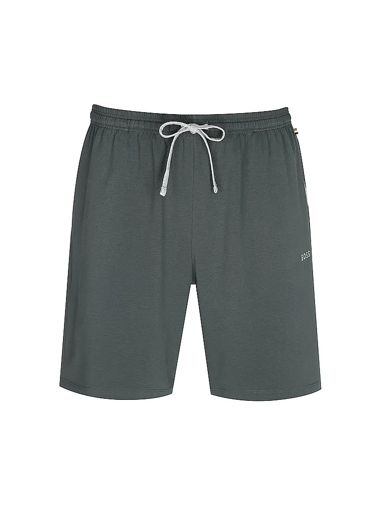 BOSS | Pantalones cortos Loungewear | Verde oscuro