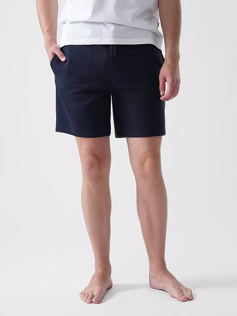 BOSS | Pantalones de pijama - Shorts | Azul oscuro