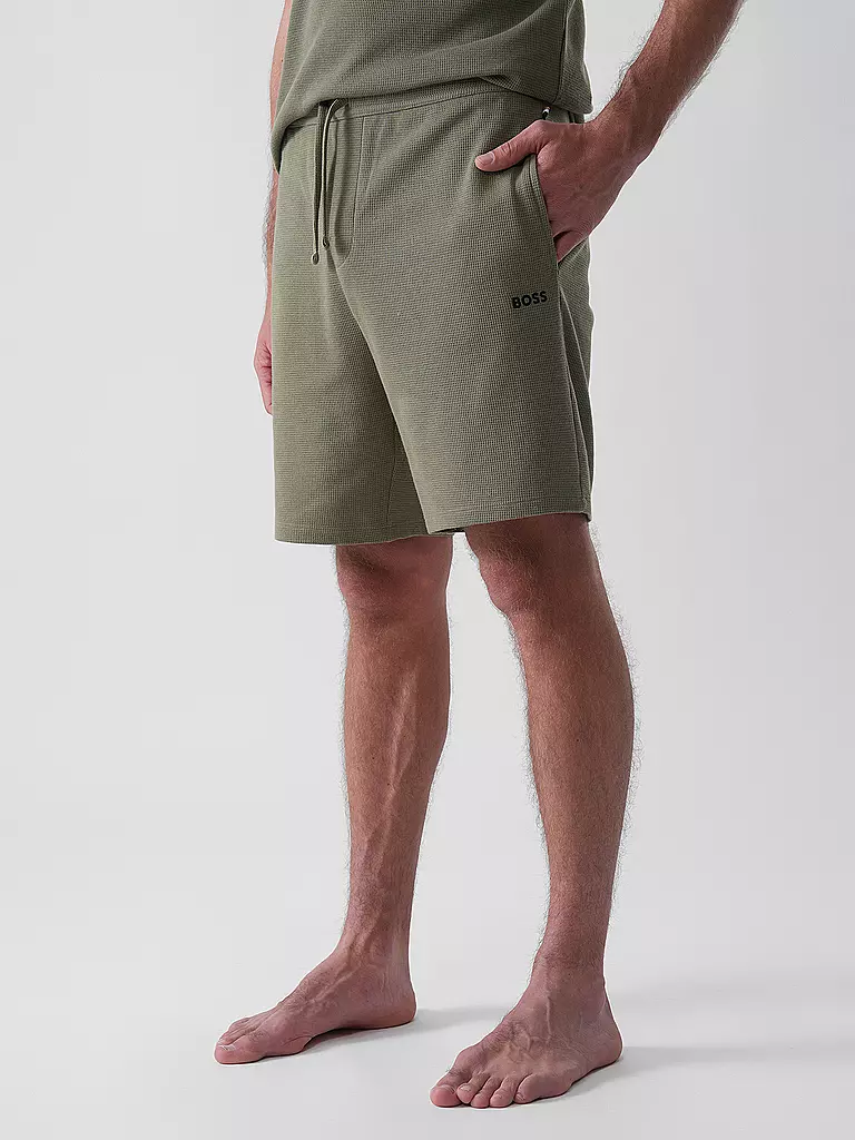 BOSS | Pantalones de pijama - Shorts | Oliva