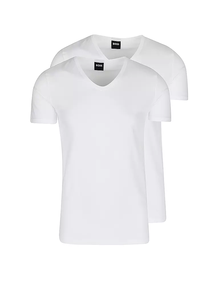 BOSS | Paquete de 2 camisetas | Blanco