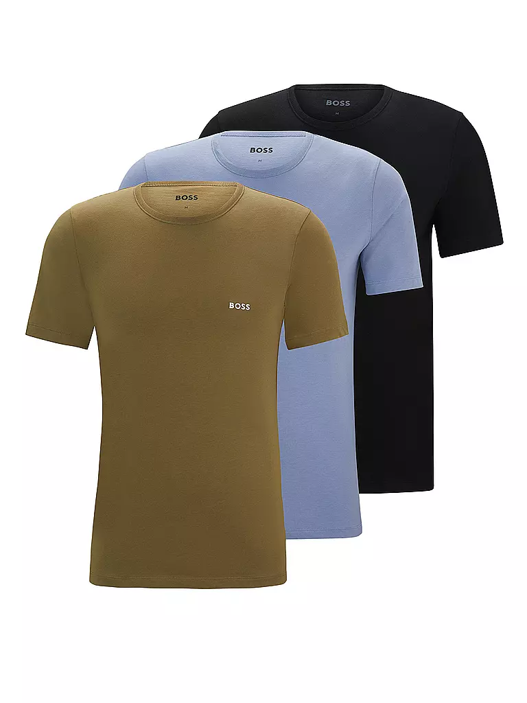 BOSS | Paquete de 3 camisetas CLASSIC | Oliva