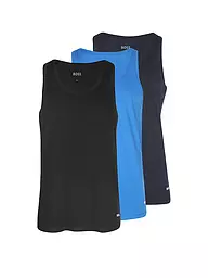 BOSS | Paquete de 3 camisetas de tirantes open miscellaneous | Negro