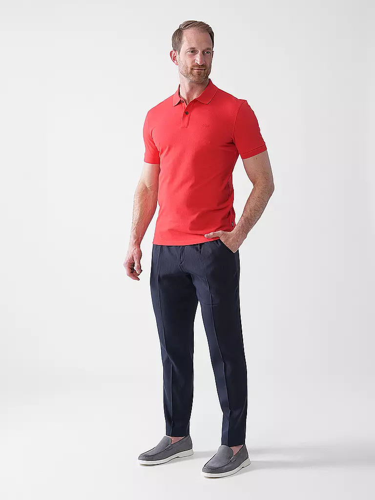 BOSS | Polo de corte regular PALLAS | Rojo