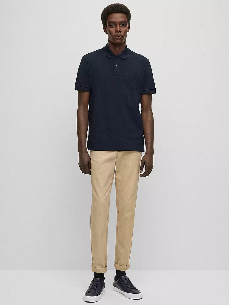 BOSS | Polo Regular Fit PALLAS | Azul oscuro